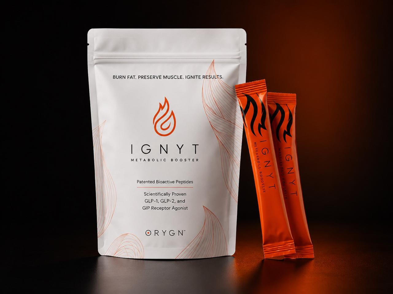 IGNYT Metabolic Booster pouch and stick packs